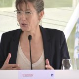 La Ville de Lausanne a signé un accord avec les commerçants de la Ville permettant de lever le dernier obstacle au grand chantier du tram lausannois, a annoncé la municipale Florence Germond (archives).